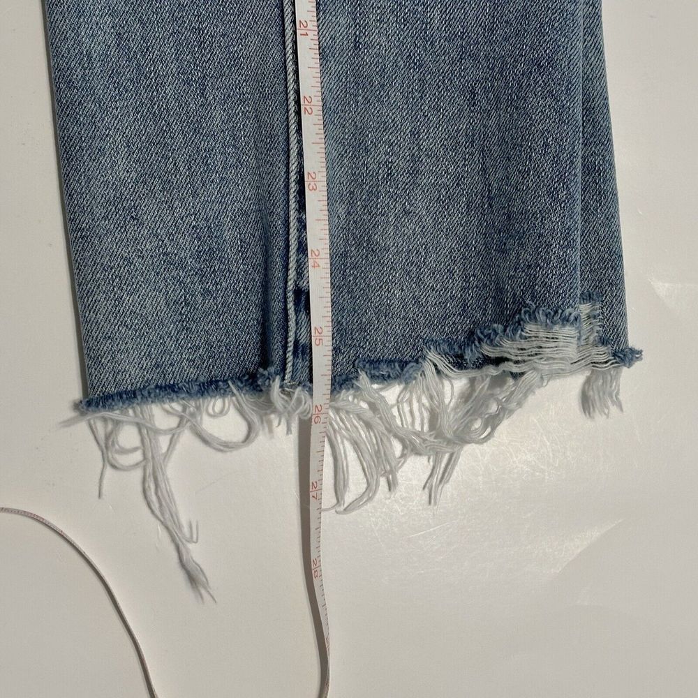 Pistola Cassie High Waist Ripped Crop Straight Leg Jeans In Los Feliz  Size 30 - Picture 11 of 16